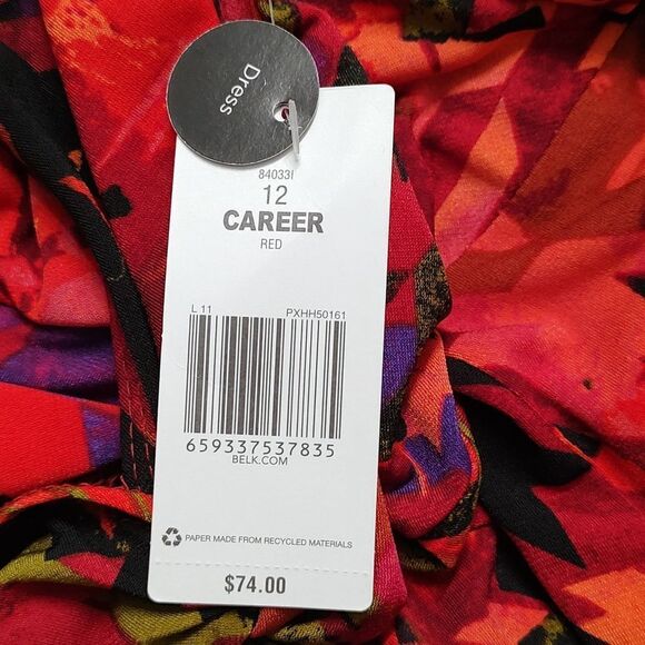 Kim Rogers Career casual sleeveless dress Sz 12 NWT - Picture 6 of 6